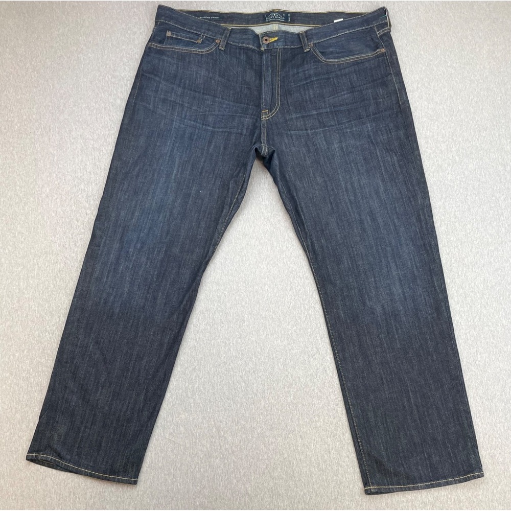 Lucky Brand Jeans Mens 44 X 30 Blue Cotton Blend Stretch 363 Straight